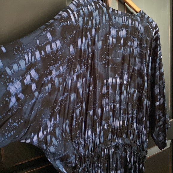 3X Melissa McCarthy Rhythm Blues Maxi Dress with Drawstring Tie Belt - Picture 17 of 17